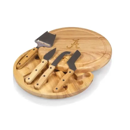 NCAA Picnic Time Circo Cheese Board and Tools Set image {1}