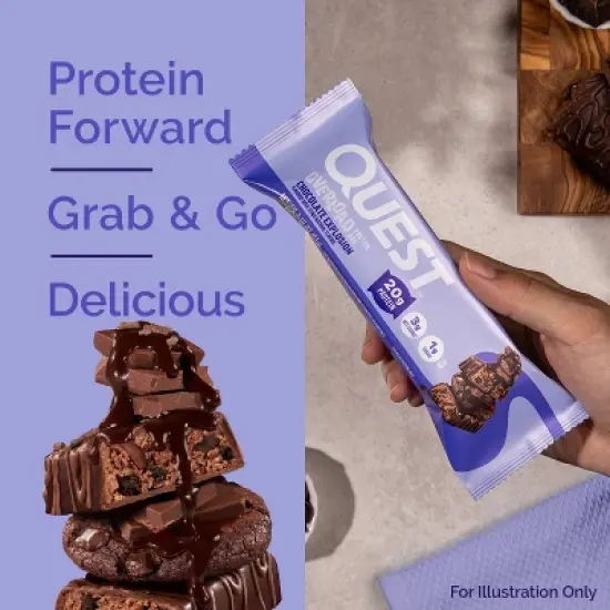 Quest Nutrition Overload Protein Bar - Chocolate Explosion image {3}