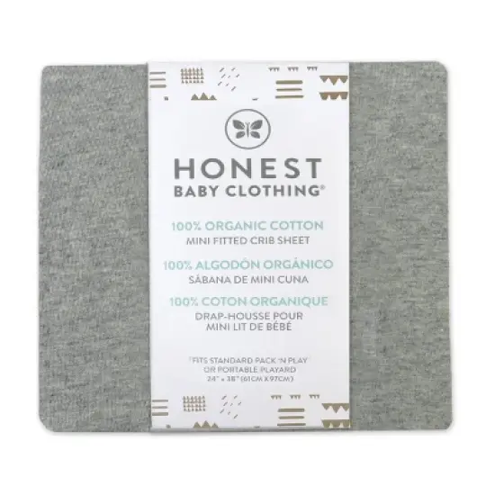 Honest Baby Organic Mini Crib Sheet image {1}