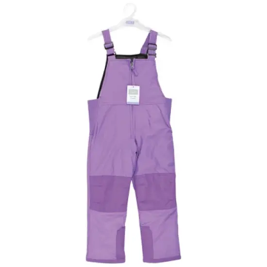 Hudson Baby Unisex Snow Bib Overalls, Solid Purple image {1}