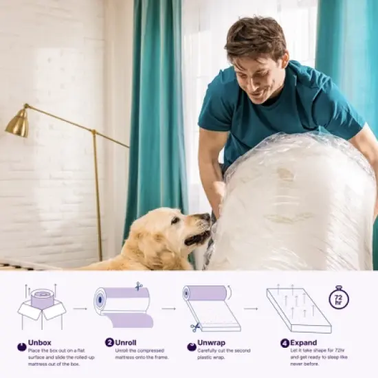 NapQueen 10" Anula Green Tea Memory Foam Mattress image {6}