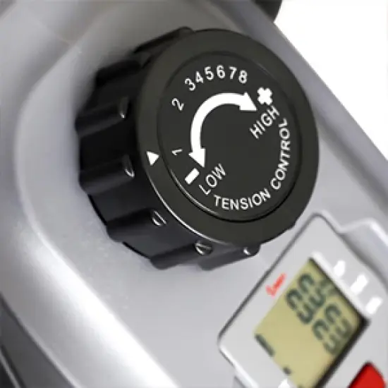 Sunny Health & Fitness Portable Stand Up Elliptical with Resistance Bands - Gray image {11}