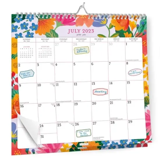 Plato 2023-2024 Wall Calendar 12"x12" Bonnie Marcus image {3}