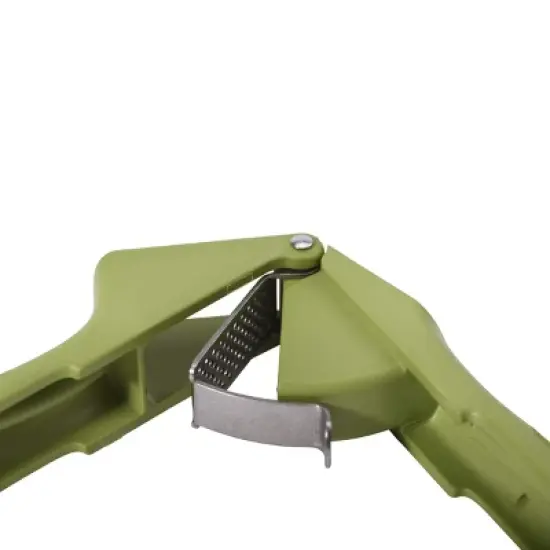 GoodCook Ready Garlic Press: Mincer & Crusher, Dishwasher-Safe, Green image {2}
