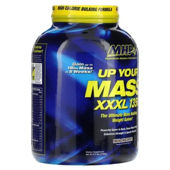 MHP Up Your Mass XXXL 1350, Milk Chocolate, 6.12 lbs (2,780 g) image {3}
