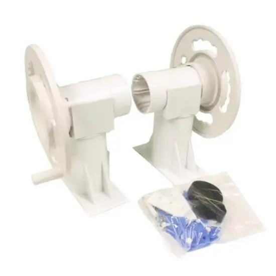 Swimline HydroTools 52000 Above Ground Pool Solar Blanket Reels System with Heavy Duty Straps and Hardware for Pool Cover and Maintenance System image {1}