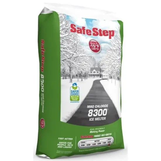 Compass Minerals Safe Step Eco Platinum Magnesium Chloride Granule Ice Melt, 50 lb image {2}