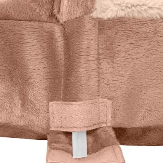 FurHaven Wave Fur & Velvet Snuggery Orthopedic Dog Bed image {5}