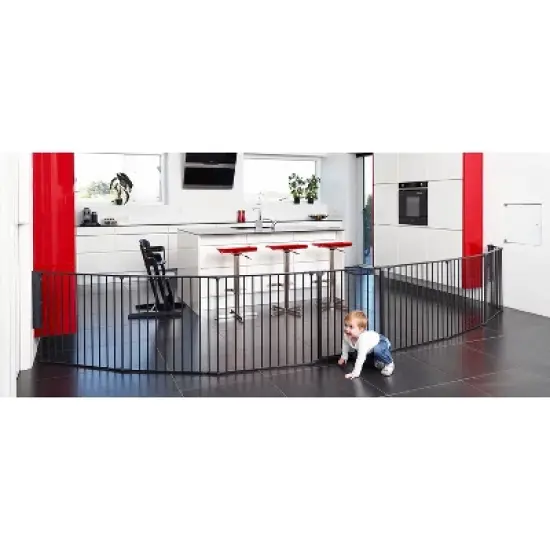 BabyDan Flex Baby Gate - Black XXL image {4}