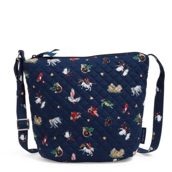 Vera Bradley Women's  Cotton Bucket Crossbody Bag image {5}