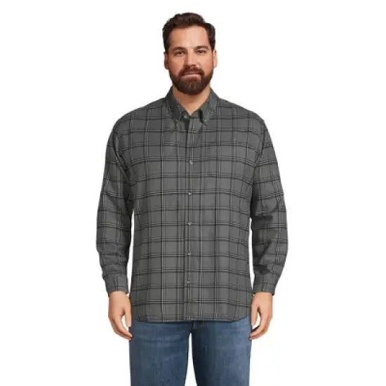 Lands' End Men's Traditional Fit Flagship Flannel Shirt image {18}
