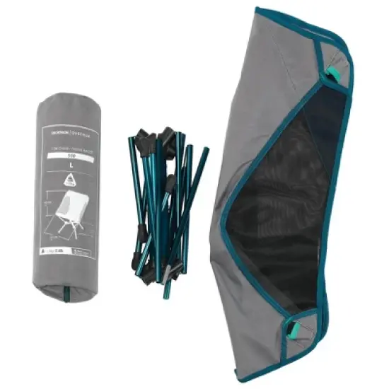 Decathlon Quechua  MH500 Folding Camping Chair, Gray image {1}