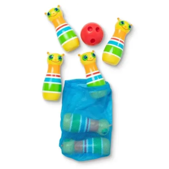Melissa & Doug Rainbow Caterpillar Bowling Set image {3}
