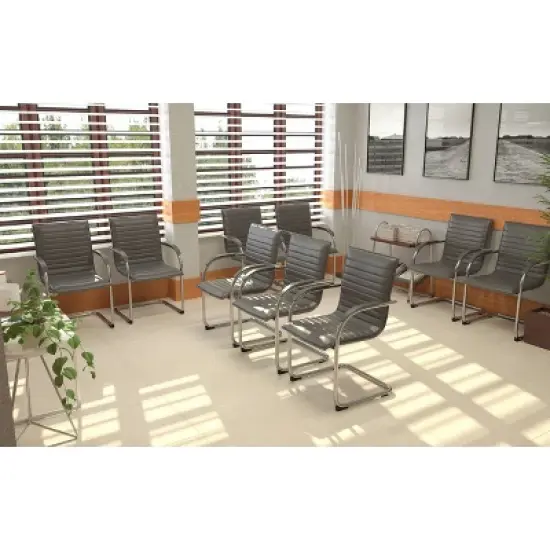 Set of 2 Vinyl Side Chair - Boss Office Products image {1}