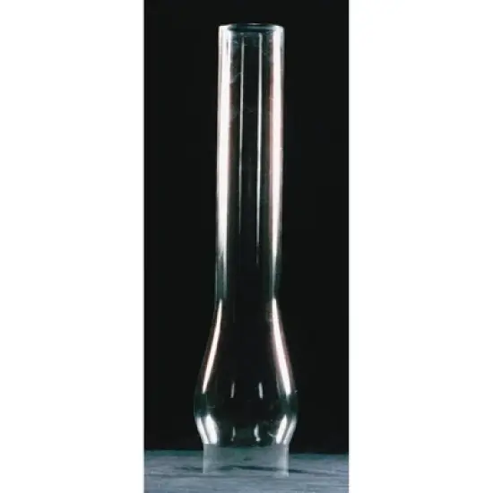 Lehman's Clear Glass Lamp Chimney, Replacement Hurricane Globe Measures 2 5/8 Inch Diameter Base x 14 Inches High for Oil or Kerosene Lanterns image {1}