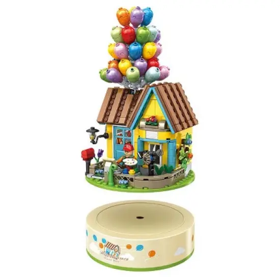 Contixo BK01 Flying Balloons Building Block Set with Music Box - 528 PCS image {2}