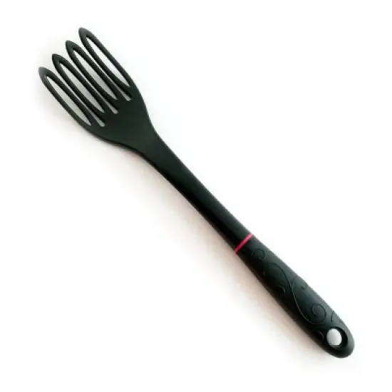 Norpro Grip-EZ Jumbo Fiskie Fork and Whisk Combo Kitchen Tool, 11-Inch, Black image {6}