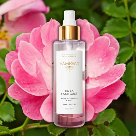 Vamigas Rosa Mosqueta and Aloe Face Mist - 3.38 fl oz image {2}