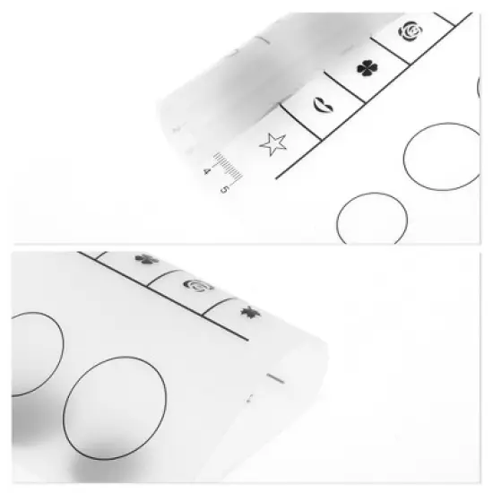 Unique Bargains Reusable Nail Art Stamping Mat 2 Pcs image {2}