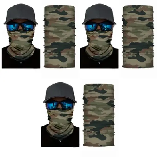 3 Pack Neck Gaiters Lightweight and Breathable Face and Neck Covers image {6}