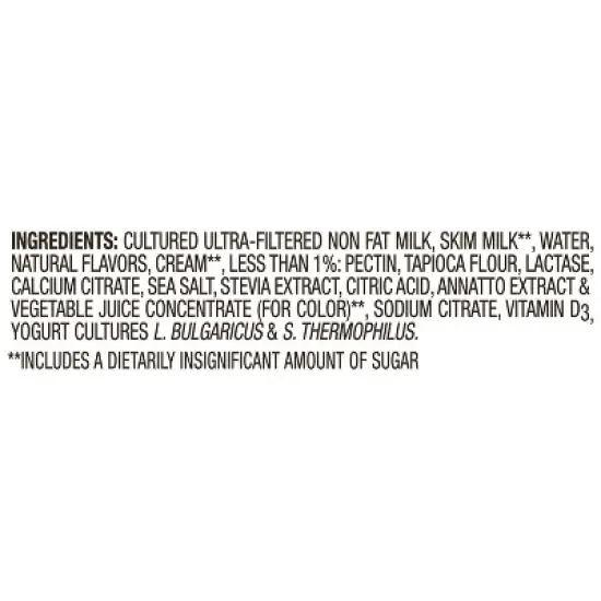 Too Good & Co. Zero Sugar Peach Yogurt - 5.3oz image {6}