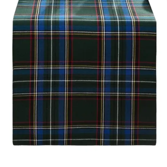 Elrene Stowe Tartan Holiday Plaid Table Runner - Elrene Home Fashions image {1}
