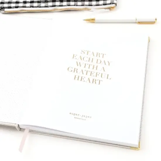 Sugar Paper Essentials 2025 Weekly/Monthly Planner 10.125"x8.125" Flax Stripe: Non-Toxic, Acid-Free, Adult Stationery image {6}