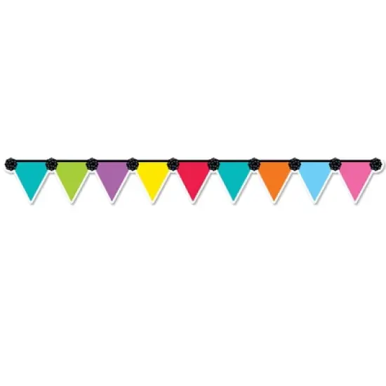 Creative Teaching Press&reg; Pennant Party EZ Border, 48 Feet, 3 Packs image {1}