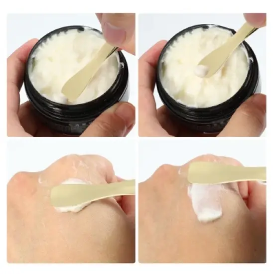 Unique Bargains Flat Mini Makeup Cosmetic Spoon 2 Pcs image {4}