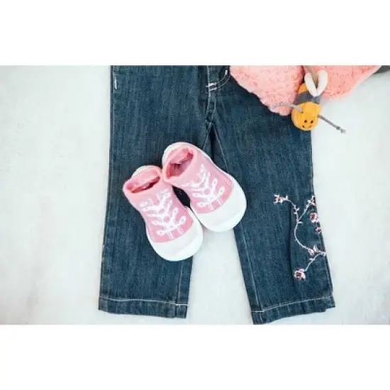 Komuello Toddler First Walk Sock Shoes - Sneakers Pink image {8}