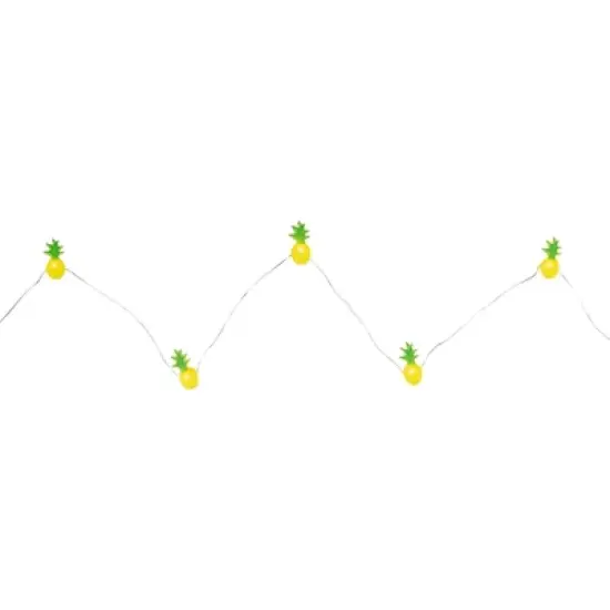 Northlight LED Pineapple Fairy Lights - Warm White - 2.75' Silver Wire - 10ct image {4}