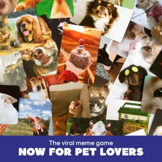 What Do You Meme? Family Pets Only Edition Card Game: Creative Thinking Party Game for 3+ Players, Includes Cards image {4}