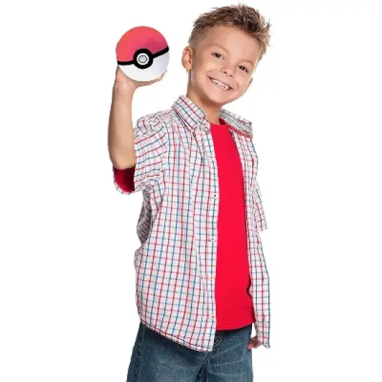 PoK?MoN Pok?ball Plush 5-Pack - Includes Poke, Master, Ultra, Quick, Luxury Ball - Soft Stuffed Poke Balls with Weighted Bottom - 4" Each - Ages 2+ image {1}