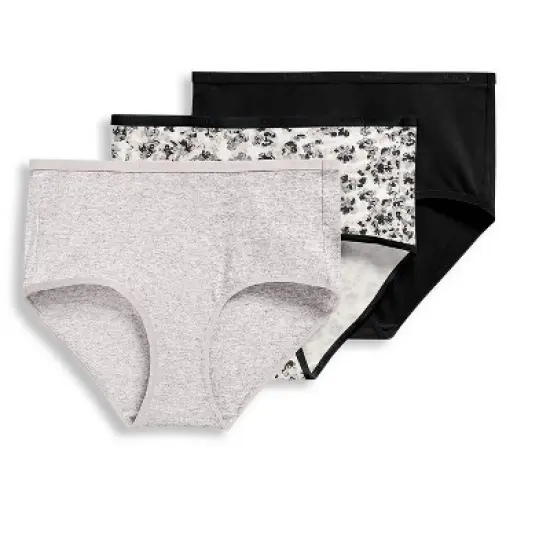 Jockey Women's Organic Cotton Stretch Logo Modern Brief - 3 Pack image {3}