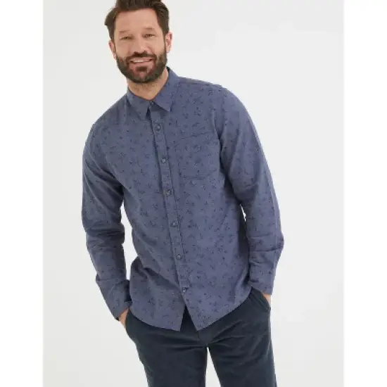 FatFace Mens Burgess Floral Print Shirt image {5}