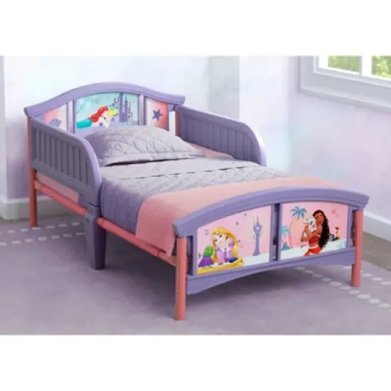 Delta Children Disney Princess Plastic Toddler Bed image {1}