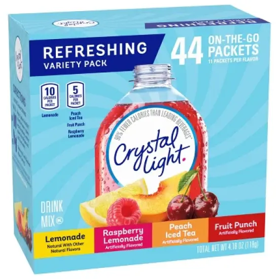 Crystal Light On The Go Variety Pack - 44ct Packets image {2}