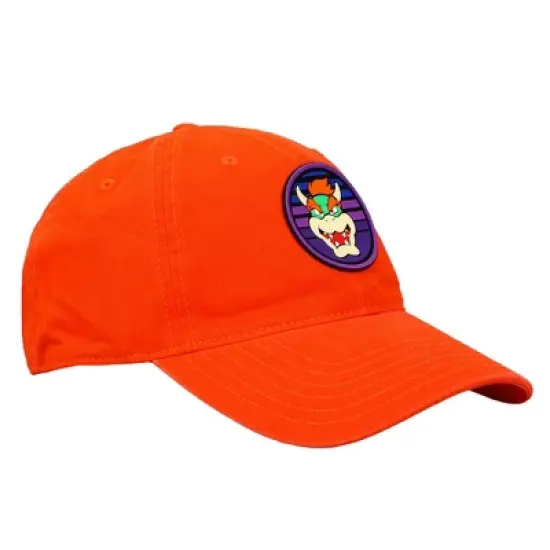 Super Mario Brothers Bowser Orange Traditional Adjustable Hat for Men image {2}