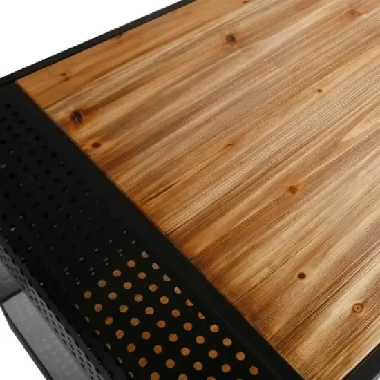 Chery Life 55.12 "L x 22.83"W x 29.92"H Spacious Cat House with Tempered Glass, Black image {5}