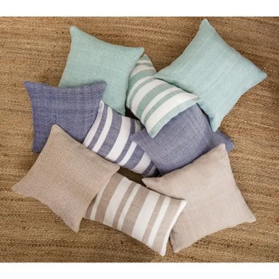 C&F Home 20" x 20" Chambray Dune Indoor / Outdoor Throw Pillow image {3}