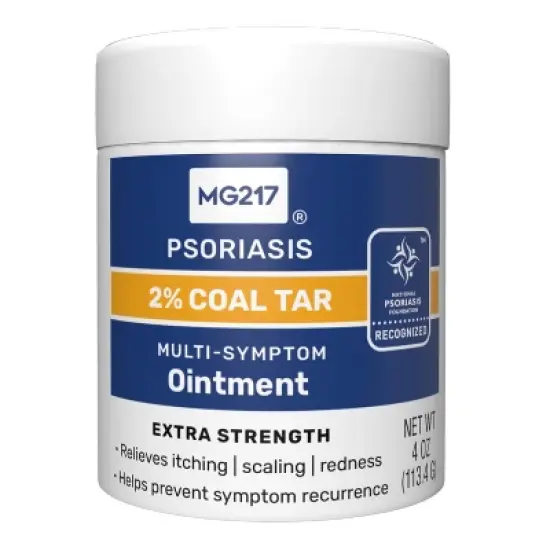 MG217 - Psoriasis, Medicated Multi-Symptom Ointment, 2% Coal Tar, 4 Oz image {6}
