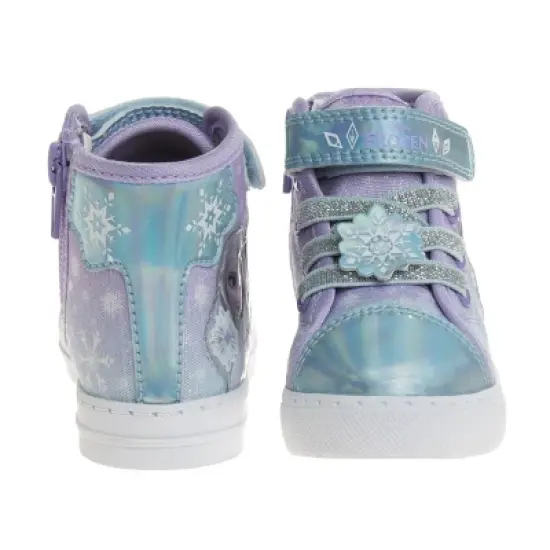 Frozen High-Top Hook and Loop Canvas Sneakers (Toddler/Little Kid) image {2}