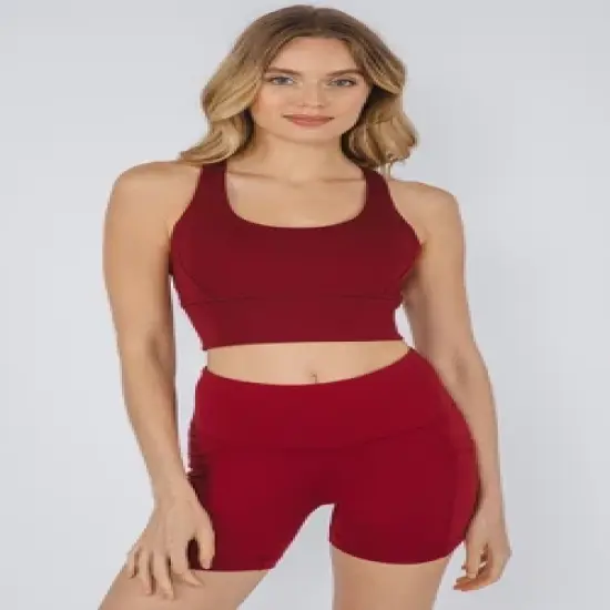 90 Degree By Reflex Womens Lux Racerback Longline Warrior Bra image {4}