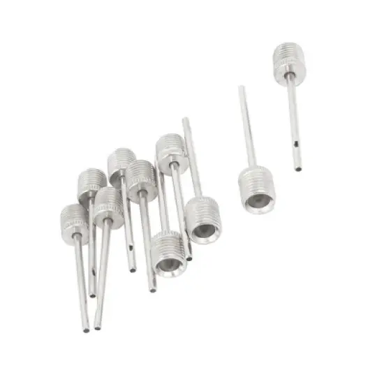 Unique Bargains Sports Football Basketball Air Pump Inflation Needle 10 Pcs image {3}