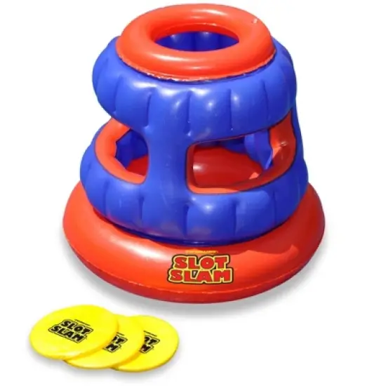 Swim Central Inflatable Slot Slam Disc Toss Swimming Pool Game - 28.5" image {2}