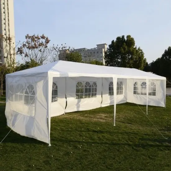 Costway 10'x30' Party Wedding Outdoor Patio Tent Canopy Heavy duty Gazebo Pavilion Event image {5}