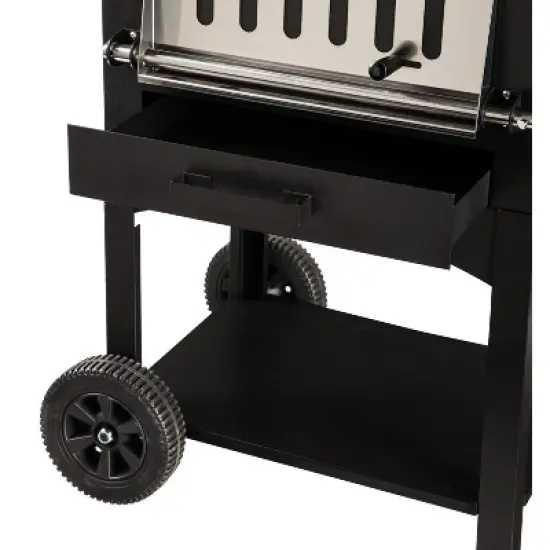 Evergreen Charcoal Grill/Oven- 25.39 x 61.42 x 19.68 Inches Outdoor Safe and Weather Resistant for Outdoor Dining and Heating image {6}