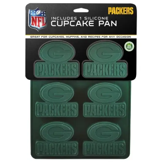 MasterPieces FanPans Team Logo Silicone Muffin Pan - NFL Green Bay Packers image {1}