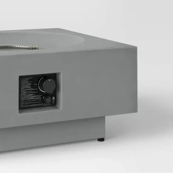 Pipestone LP Square Fire Pit - Gray - Project 62&trade; image {2}