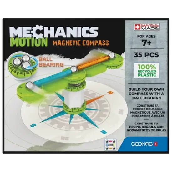 Geomag Mechanics Compass Recycled, 35 Pieces image {1}